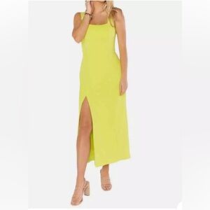NWT Show Me Your Mumu Eden Midi dress size Medium in yellow